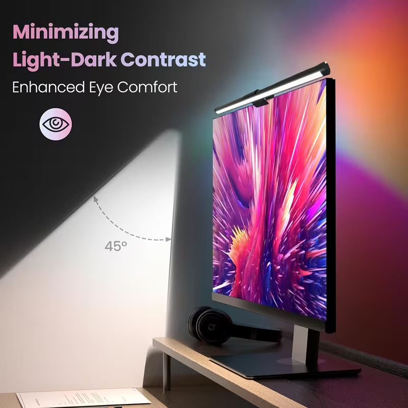 モニターライトバー LEDコンピュータースクリーン吊り下げラ - Gaming Accessories Led のレビューと価格