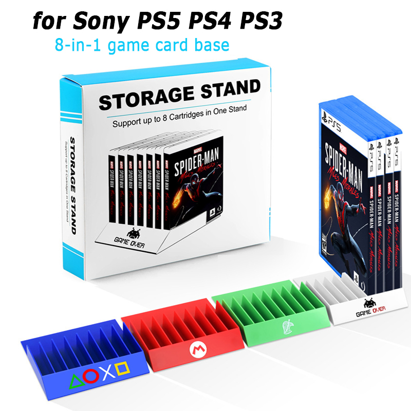 8-in-1 PS5 ゲームカードベースブラケット PS4  - Gaming Accessories Box のレビューと価格