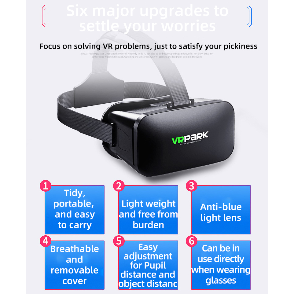 仮想現実ヘルメット VR メガネ 3D ヘッドセット電話レン - Gaming Accessories Bundle のレビューと価格