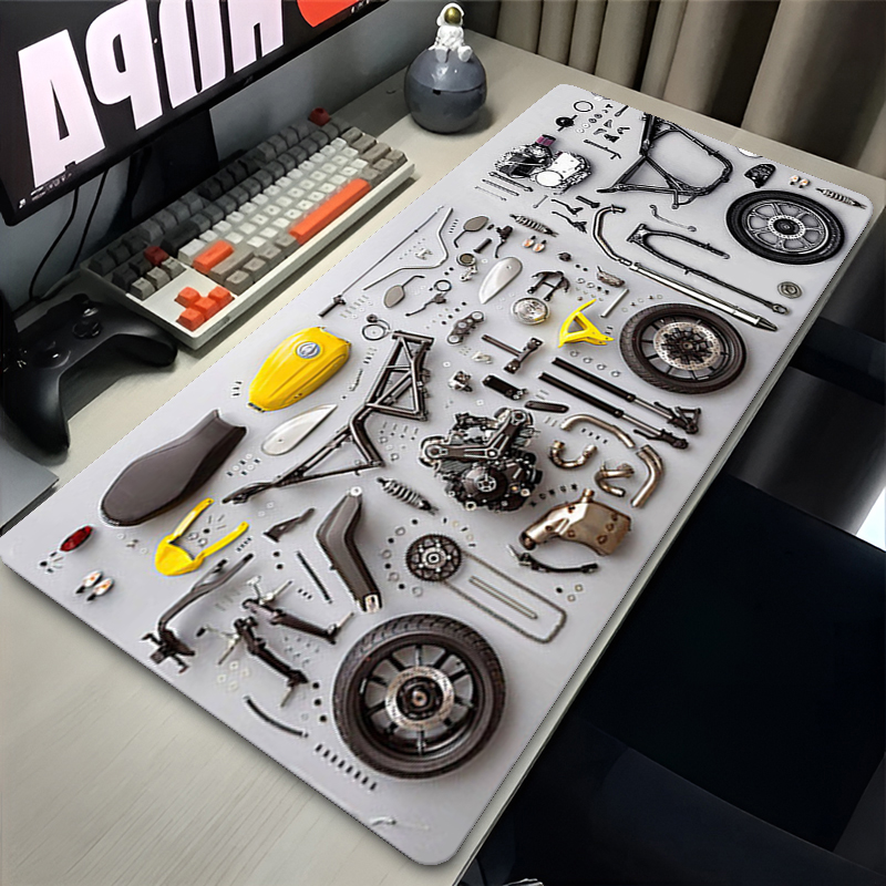 分解図 ゴム製マウスパッド マウスパッド XXL ゲームアク - Gaming Accessories For Gaming Laptop のレビューと価格