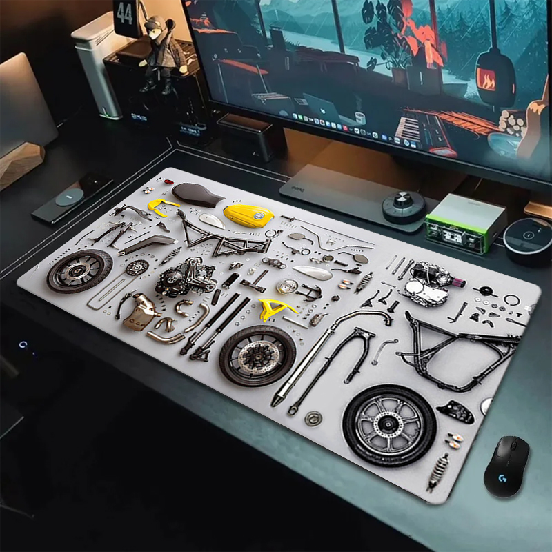 分解図 ゴム製マウスパッド マウスパッド XXL ゲームアク - Gaming Accessories For Gaming Laptop のレビューと価格