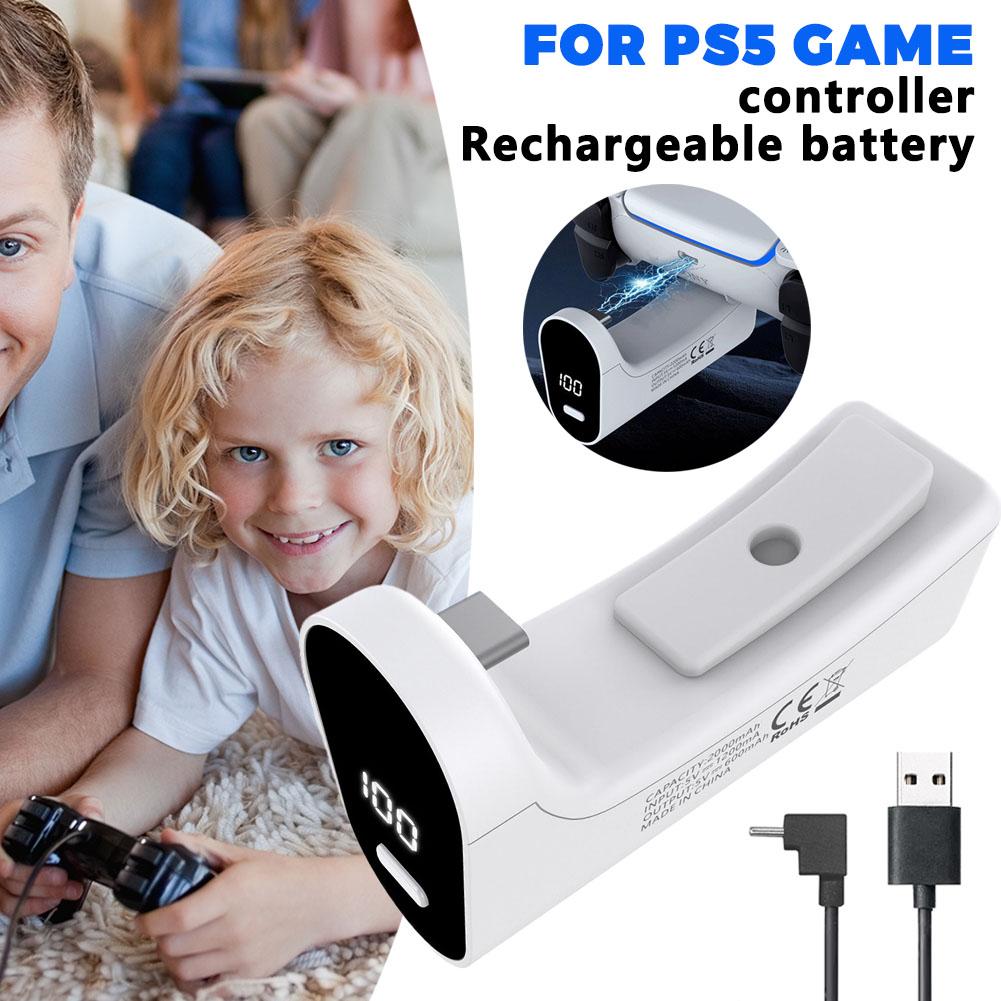 PS5 ゲームコントローラー充電バッテリー 2000mAh  - Gaming Accessories Led のレビューと価格