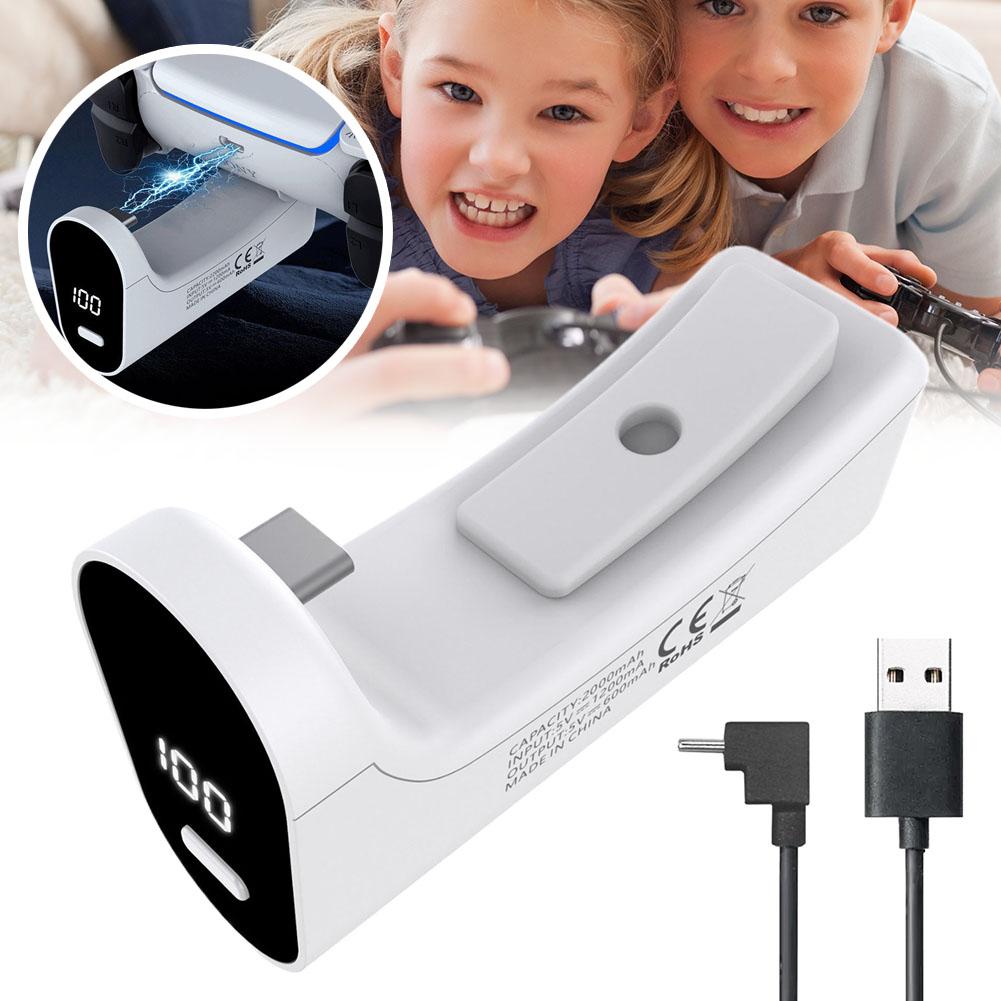 PS5 ゲームコントローラー充電バッテリー 2000mAh  - Gaming Accessories Led のレビューと価格