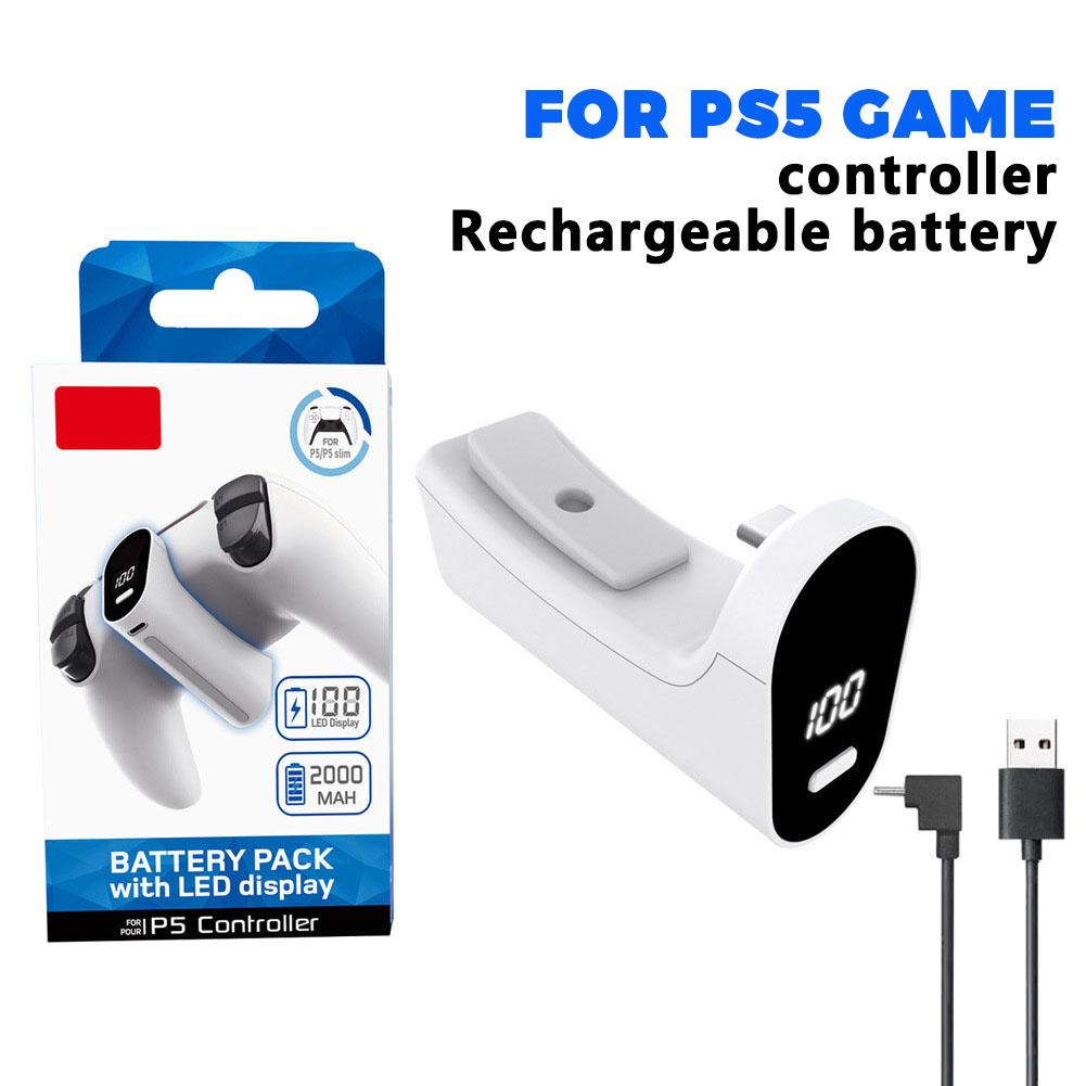 PS5 ゲームコントローラー充電バッテリー 2000mAh  - Gaming Accessories Led のレビューと価格