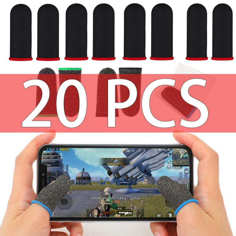 20/40 個のフィンガースリーブ PUBG モバイルゲーム - Gaming Accessories For Mobile のレビューと価格
